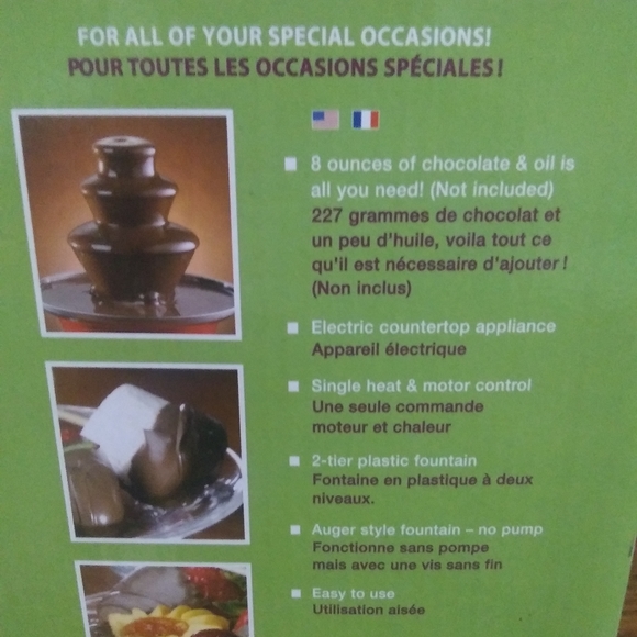 2 Tier Chocolate Fondue Fountain - Picture 2 of 3